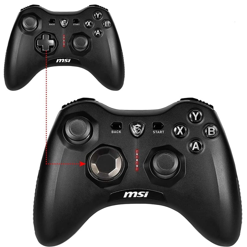 MSI Force GC20 V2 Wired Game Controller White - 7