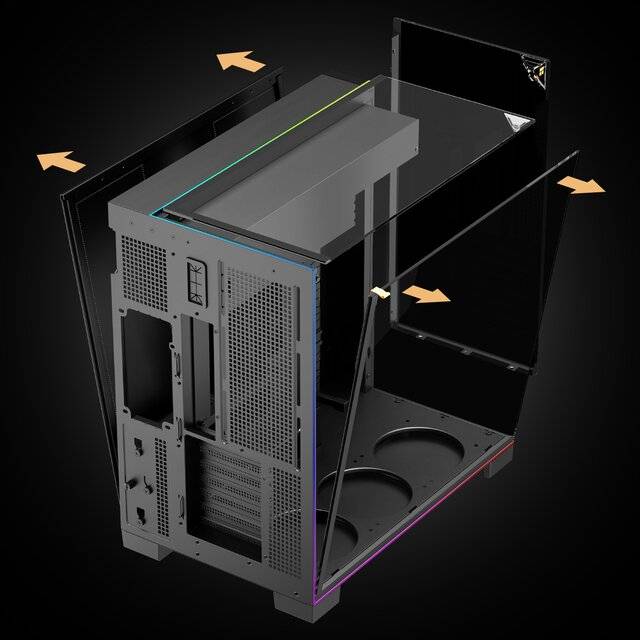 Thermalright TR-A70 Vision 5-Fan Case (Black) - 4