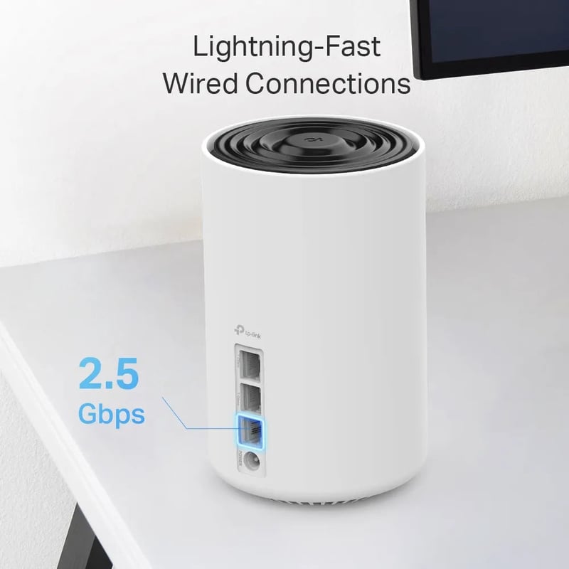TP-Link Deco XE75 Pro AXE5400 Tri-Band Mesh Wi-Fi 6E Router - 5
