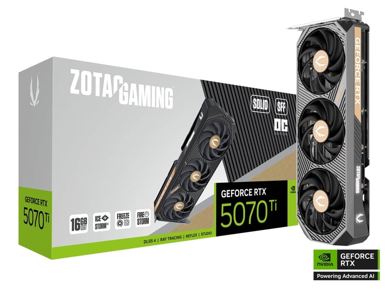 كارت شاشة Zotac Gaming GeForce RTX 5070 Ti 16GB GDDR7 OC Edition - 7