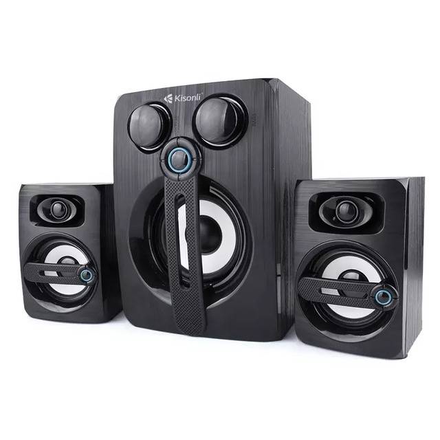 Kisonli TM-9000A 2.1 Subwoofer Wireless Speaker RGB - 2