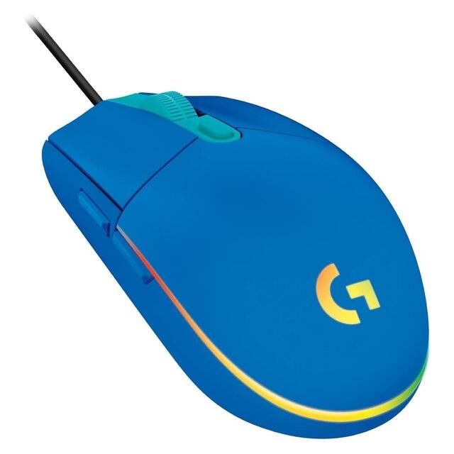 Logitech G102 Wired Mouse (Blue) - 1