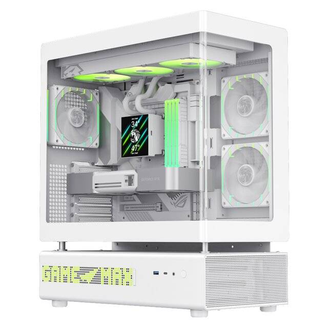 GameMax N90 6-Fan Case (White) - 1