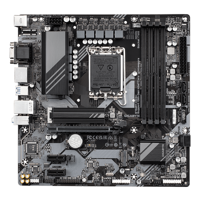 لوحة أم Gigabyte B760M-DS3H B760 LGA1700 Micro-ATX - 3