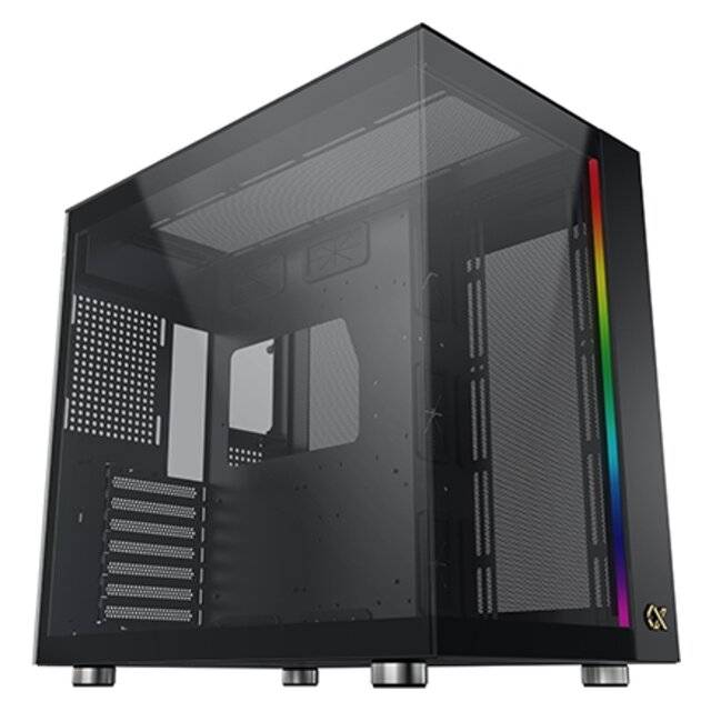 XIGMATEK Aqua Ultra Air Mid-Tower ATX Case Black Tempered Glass - 2