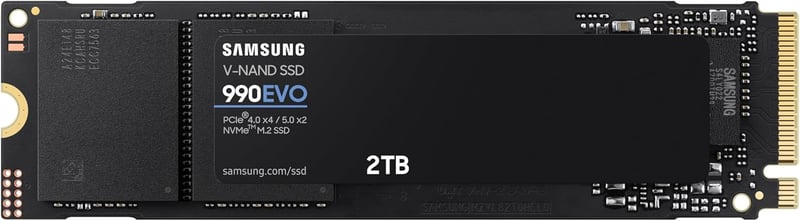 SSD Samsung 990 EVO 2TB NVMe M.2 PCIe 4.0 - 8