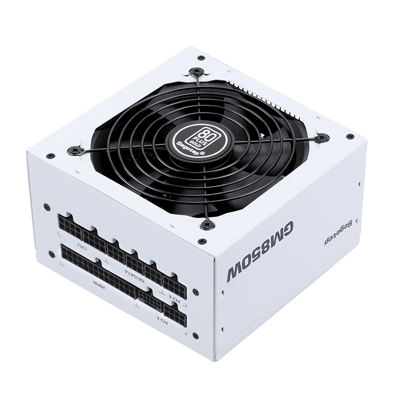 Segotep GM850W 850W 80+ Gold Fully Modular ATX 3.1 PSU White - 4