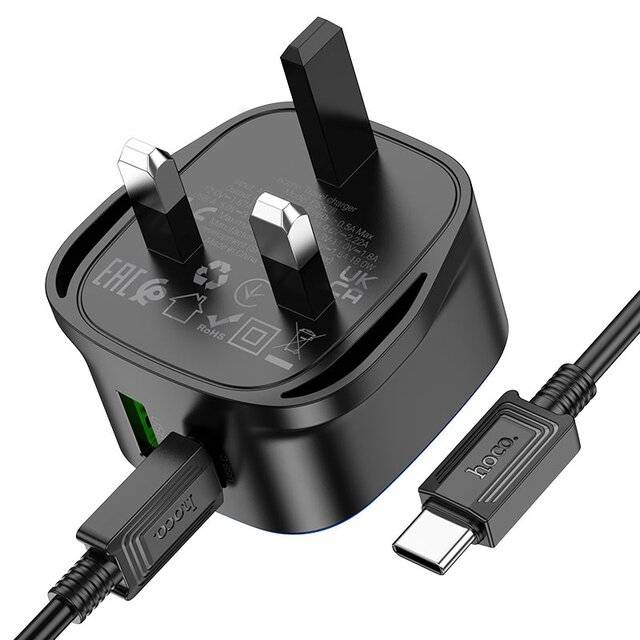 شاحن Hoco CS32B 20W Dual Port أسود - 3