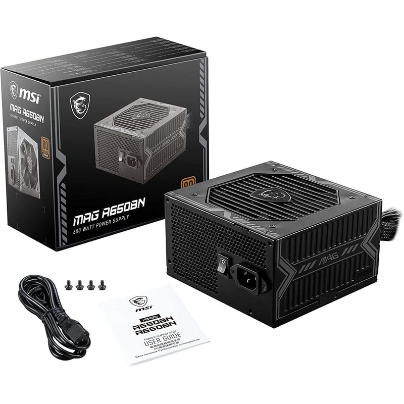 باور سبلاي MSI MAG A600DN 600W 80+ Bronze Non-Modular - 10