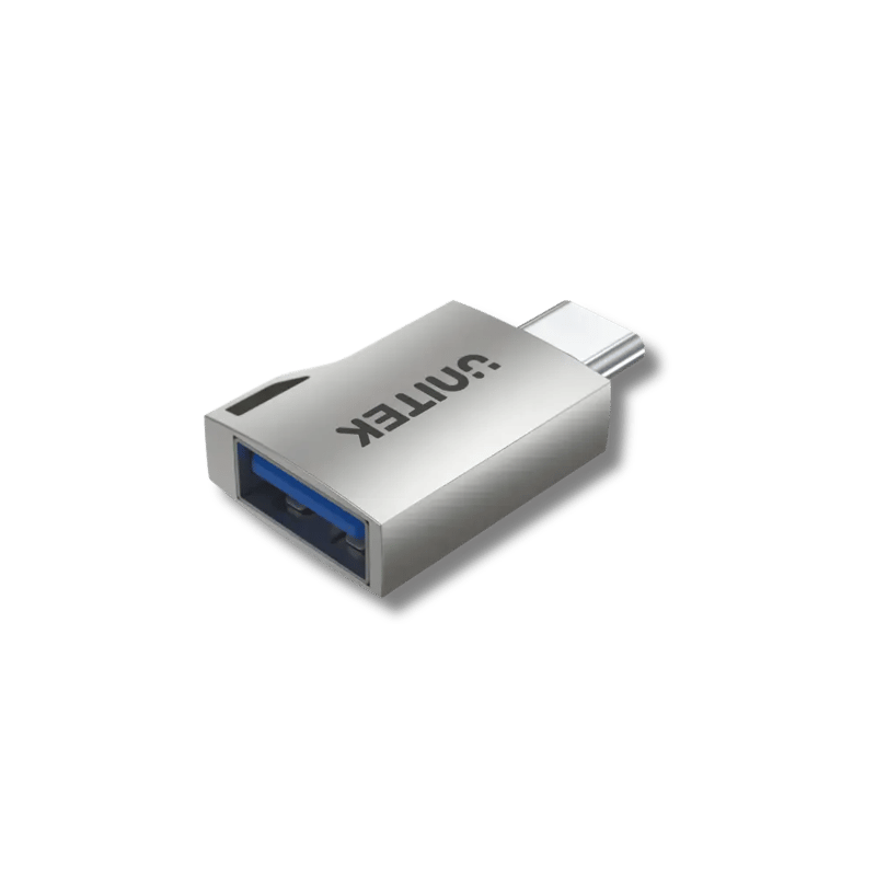 محول Unitek A1025GNI USB-C إلى USB-A 3.0 5Gbps فضي - 9