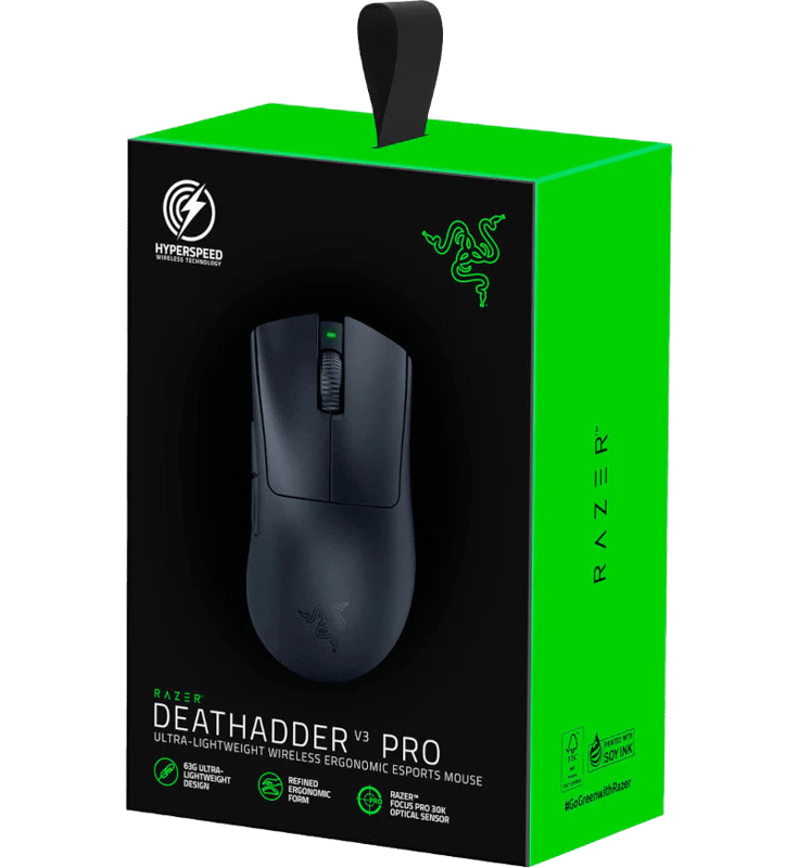 Razer DeathAdder V3 Pro Wireless Gaming Mouse 30K DPI RGB - 8