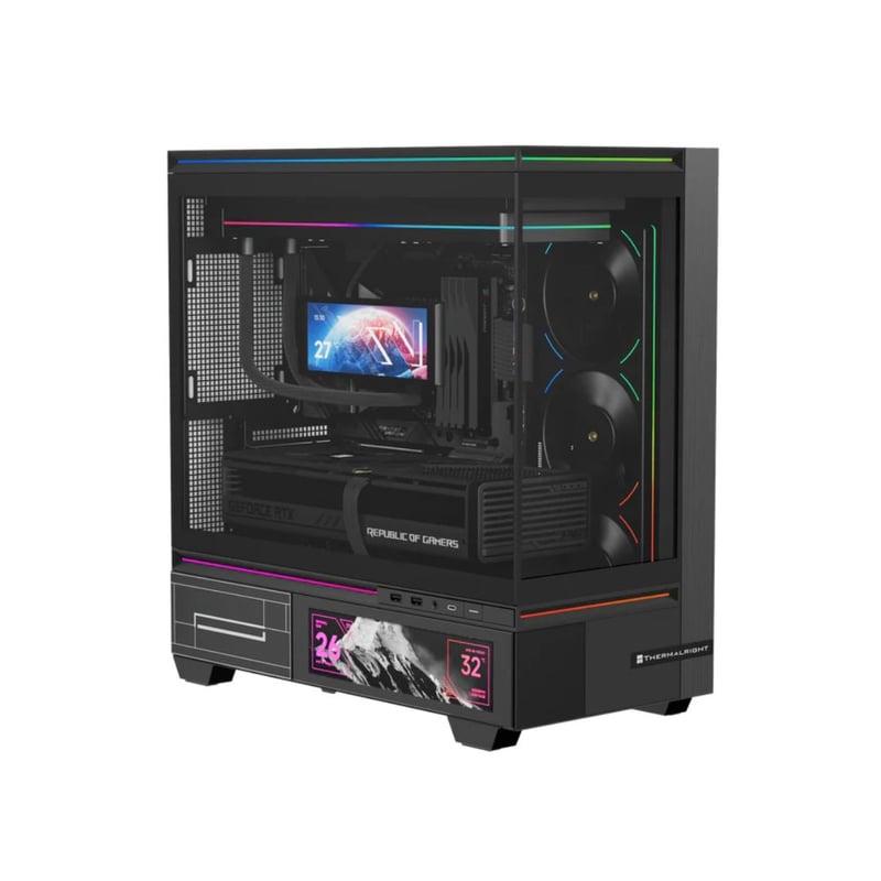 كيس Thermalright TL-M10 Vision Micro-ATX أسود - 1