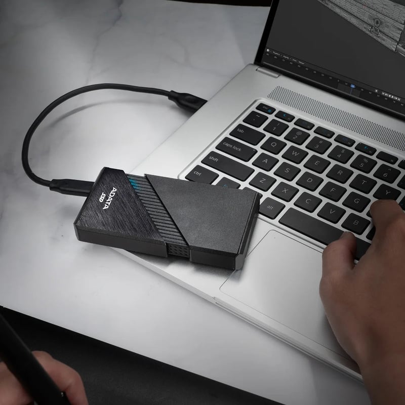 هارد خارجي ADATA SE920 4TB USB4 3800MB/s Active Cooling - 5