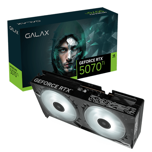 كارت شاشة GALAX GeForce RTX 5070 Ti 16GB GDDR7 1-Click OC Edition Black - 2