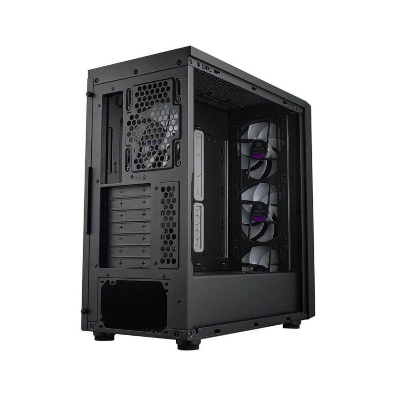 Cooler Master MasterBox 600 Mid-Tower ATX Case Black Tempered Glass - 4