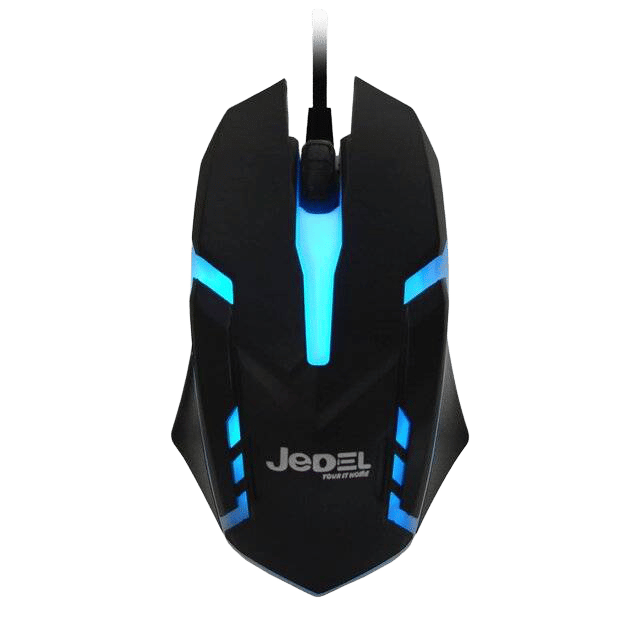 Jedel M66 Wired Optical Mouse 1000 DPI Black - 4