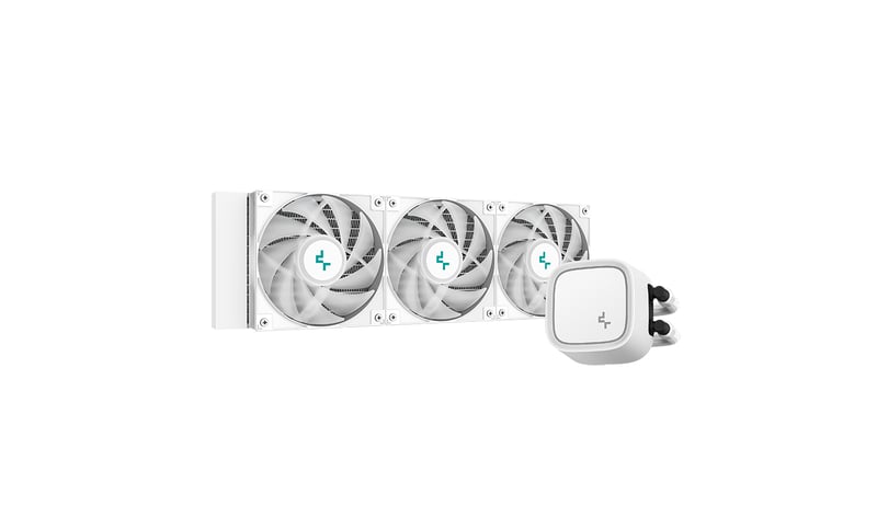 DeepCool LE720 WH 360mm ARGB AIO Liquid Cooler 250W TDP White - 3
