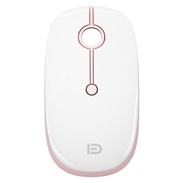 Fude I330 Wireless Mouse - White Pink - 3