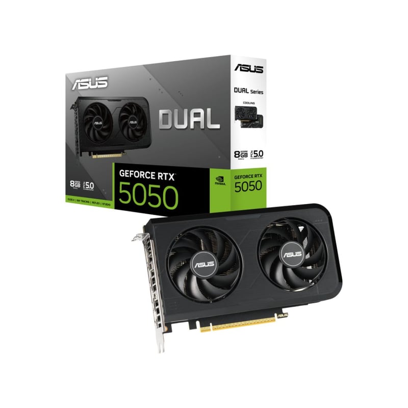كارت شاشة ASUS Dual GeForce RTX 5050 8GB GDDR6 OC Edition - 1