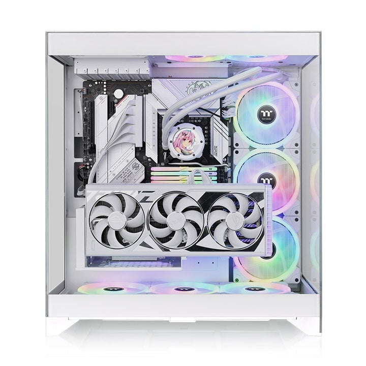 كيس Thermaltake CTE E550 TG Mid-Tower ATX أبيض - 8