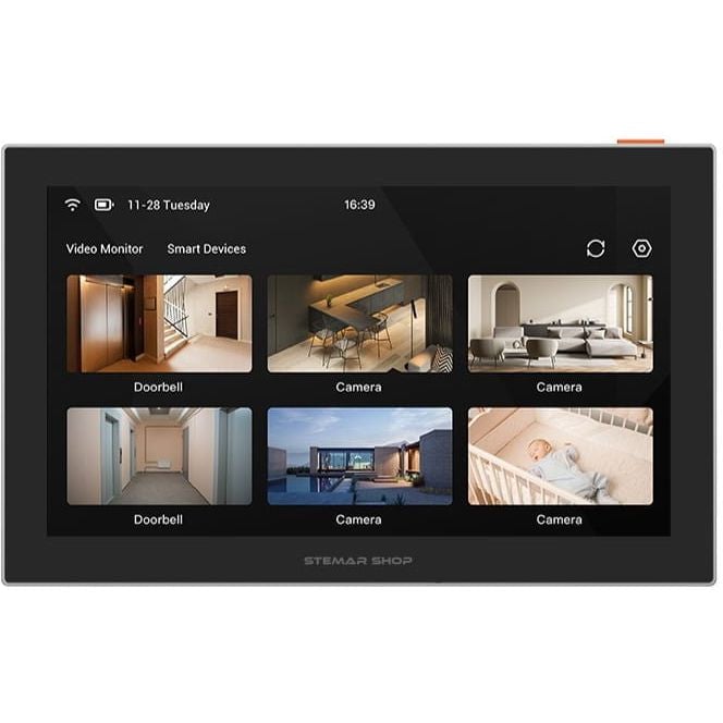 شاشة ذكية EZVIZ SD7 7 انج تعمل باللمس ببطارية Wi-Fi - 1