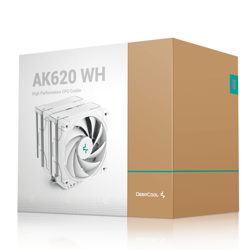 DeepCool AK620 Dual-Tower CPU Cooler 260W TDP White - 11