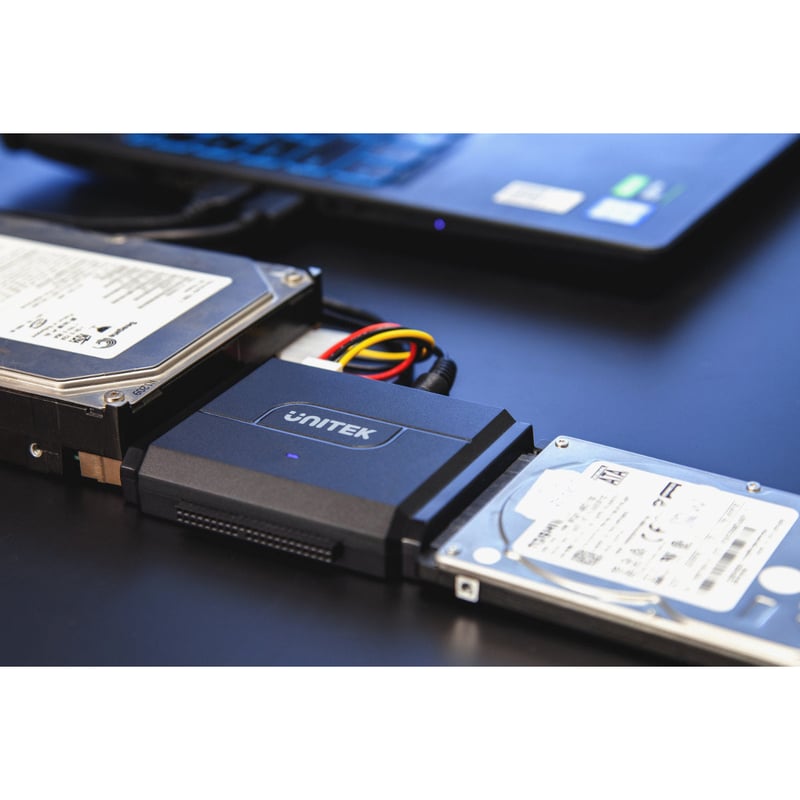 محول Unitek SmartLink Trinity USB 3.0 إلى SATA II & IDE - 8