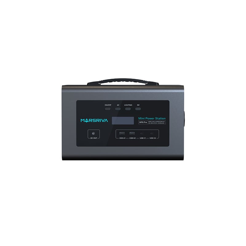Marsriva MP6 Pro 600W Portable Power Station 627.2Wh LiFePO4 - 5