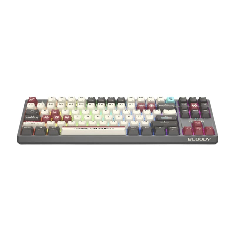 Bloody WS87 TKL Mechanical Keyboard Pixels Red Dual-Mode - 6