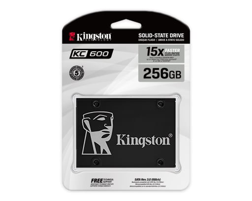 Kingston KC600 256GB 2.5" SATA 3 Internal SSD - 2