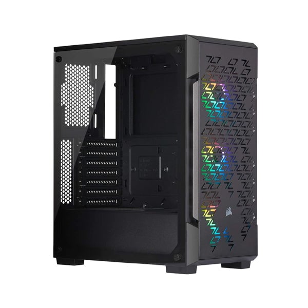كيس Corsair iCUE 220T RGB Airflow Mid-Tower ATX أسود زجاج مقوى - 1