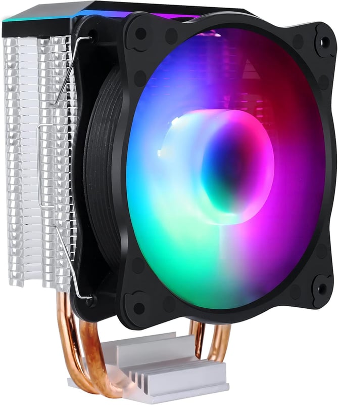 مبرد هوائي للمعالج SAMA KA200D بقدرة 65W مع إضاءة RGB - 8