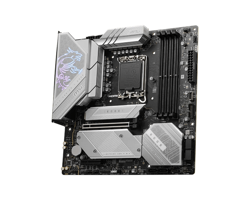 MSI MPG B760M EDGE TI WIFI LGA 1700 Micro-ATX Motherboard DDR5 PCIe 5.0 Wi-Fi 6E - 4