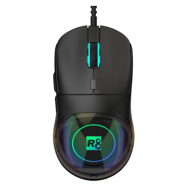R8 G205 Wired Gaming Mouse 2400 DPI RGB Black - 4