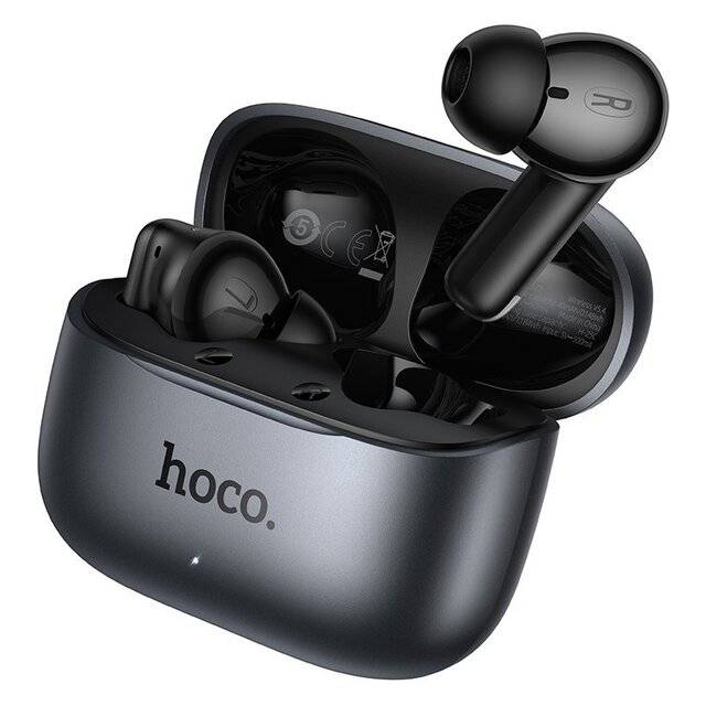 سماعات Hoco EQ27 TWS بلوتوث 5.4 ANC 10mm درايفر 7H بطارية أسود - 2