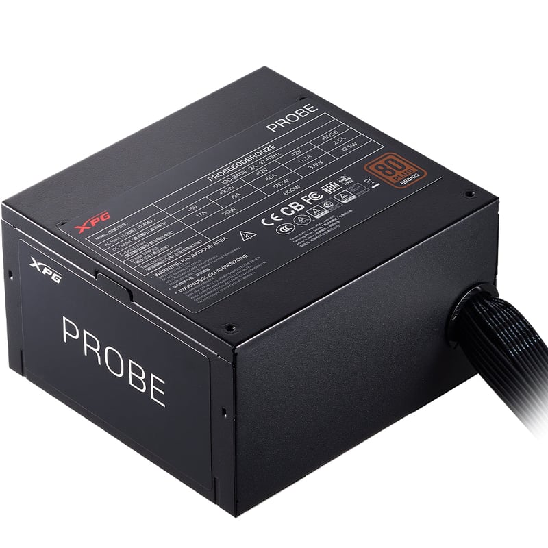 باور سبلاي XPG Probe Plus 600W 80+ Bronze Non-Modular - 5