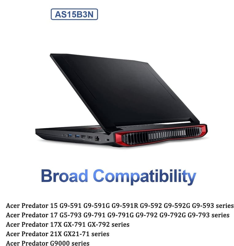 بطارية لابتوب Zoom AS15B3N لاجهزة ايسر Predator - 4