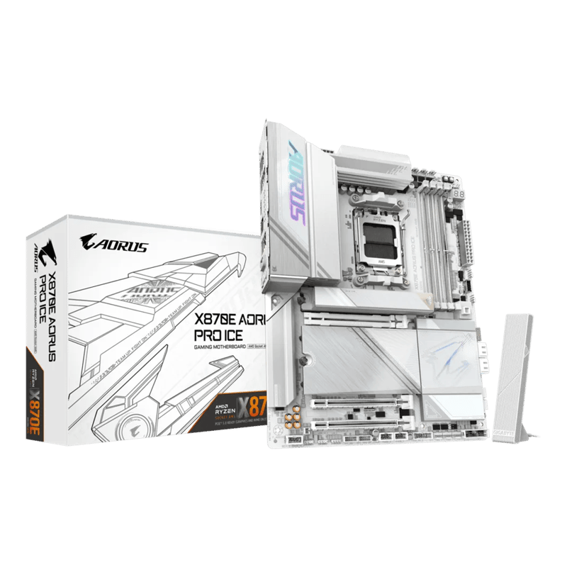 لوحة أم Gigabyte Aorus Pro Ice X870E AM5 ATX DDR5 - 1