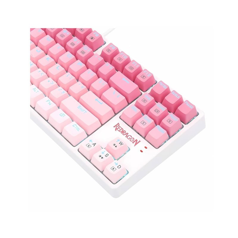 Redragon CASS K645W Mechanical Gaming Keyboard Wired RGB Pink Brown Switch - 3