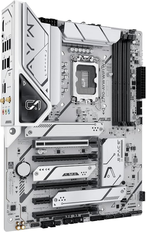 مذربورد أسوس Z790-AYW WiFi W II لمعالجات LGA 1700 مقاس ATX مع DDR5 و PCIe 5.0 و Wi-Fi 6 - 3