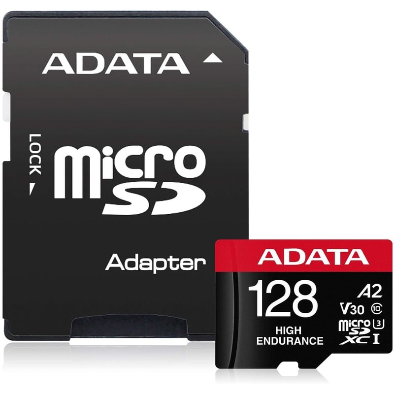 ADATA 256GB microSDXC UHS-I A2 Card with USB-A Adapter - 18