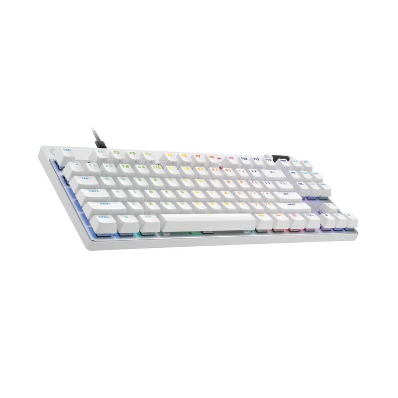 كيبورد Logitech G Pro X TKL Magnetic Analog سلكي RGB أبيض - 5