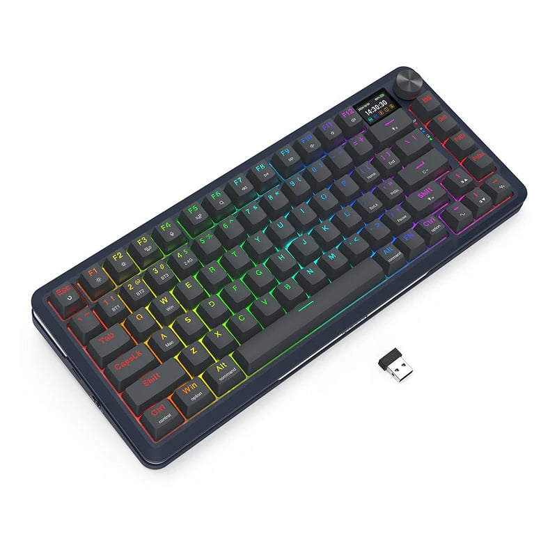 Redragon K708-RGB-PRO 75% Gasket Mechanical Keyboard Wired/2.4G/BT - 5