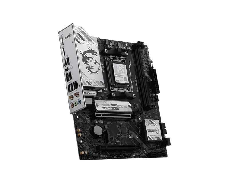 MSI B850M GAMING WIFI AMD AM5 DDR5 Micro-ATX Motherboard - 5