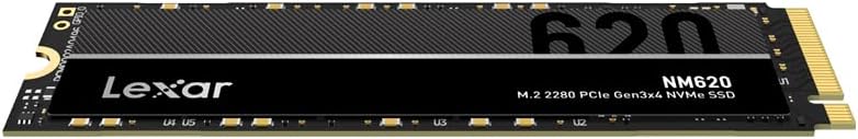 Lexar NM620 256GB NVMe M.2 PCIe 3.0 Internal SSD - 2