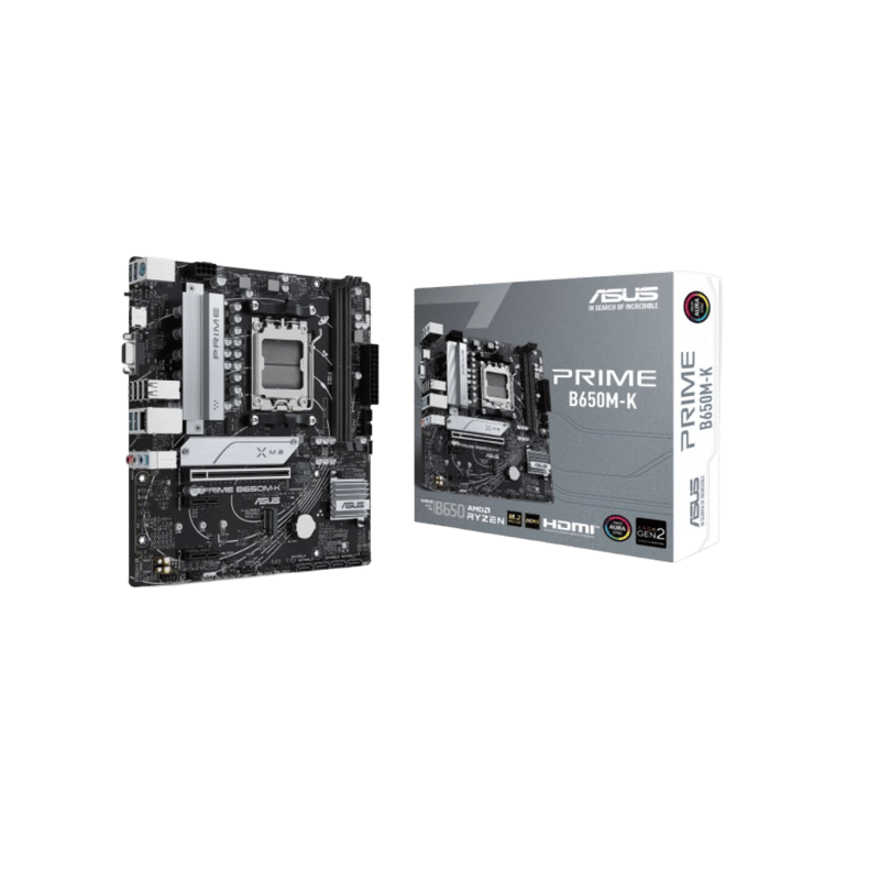 ASUS Prime B650M-K B650 AM5 Micro-ATX Motherboard - 6