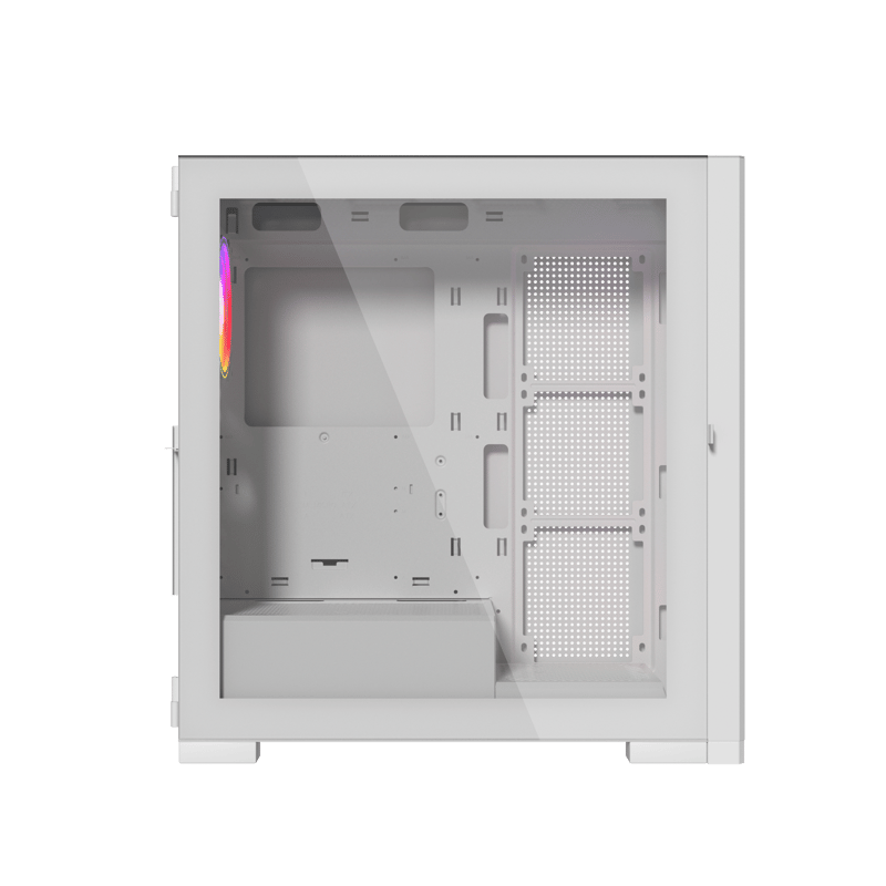 Raptor Arctic Hawk XL Mid-Tower ATX Case White Tempered Glass RGB - 6