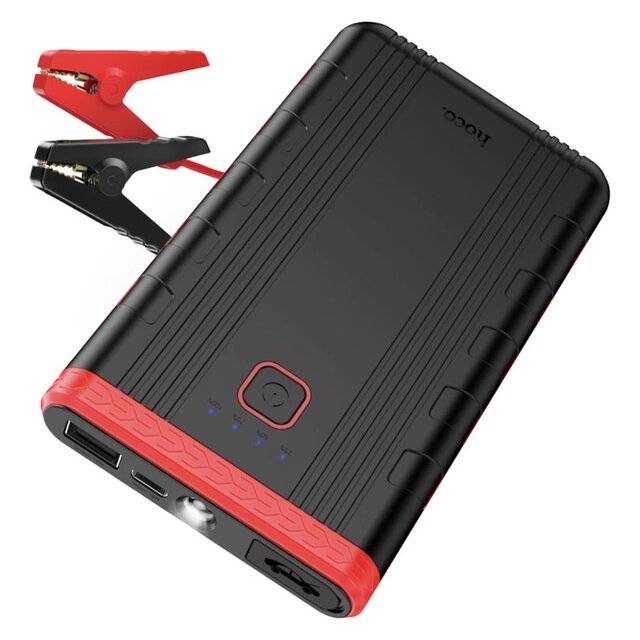 باور بانك XO QS5 6000mAh تشغيل سيارة أسود - 4