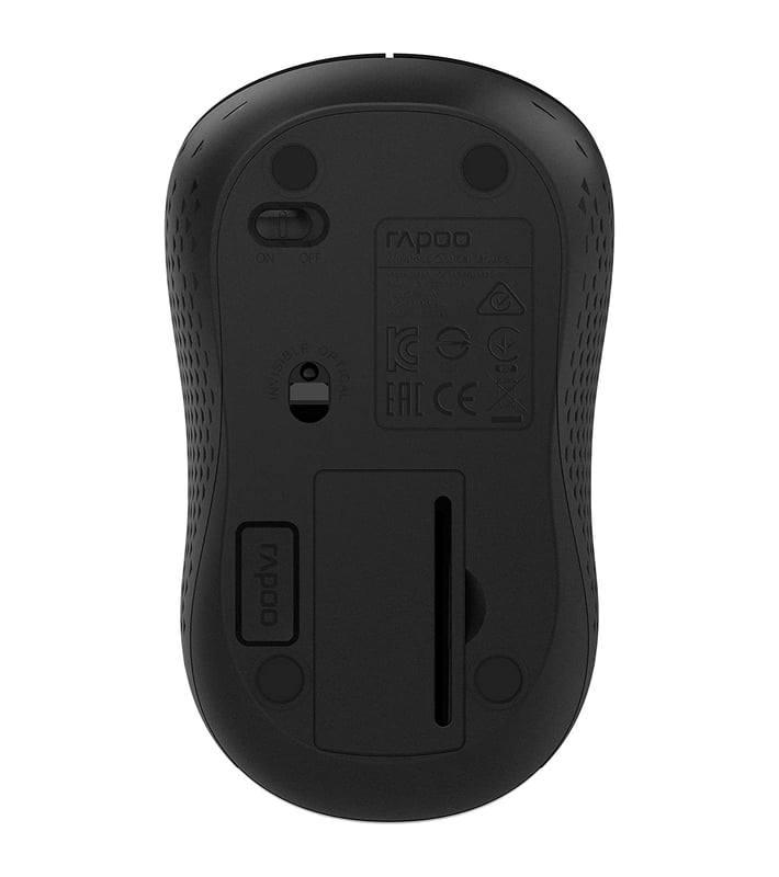 ماوس Rapoo M20 Plus 1000 DPI لاسلكي أسود - 6