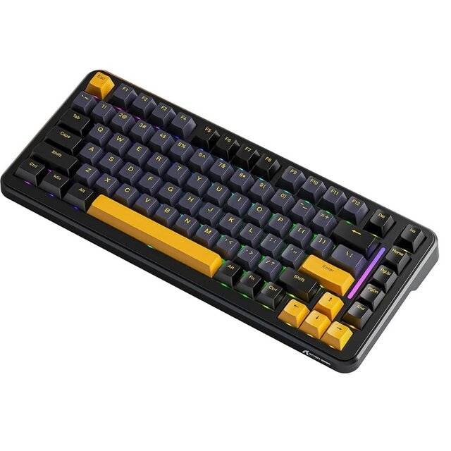 كيبورد Attack Shark M86 75% Hot-Swappable Tri-Mode Wireless RGB أسود - 4